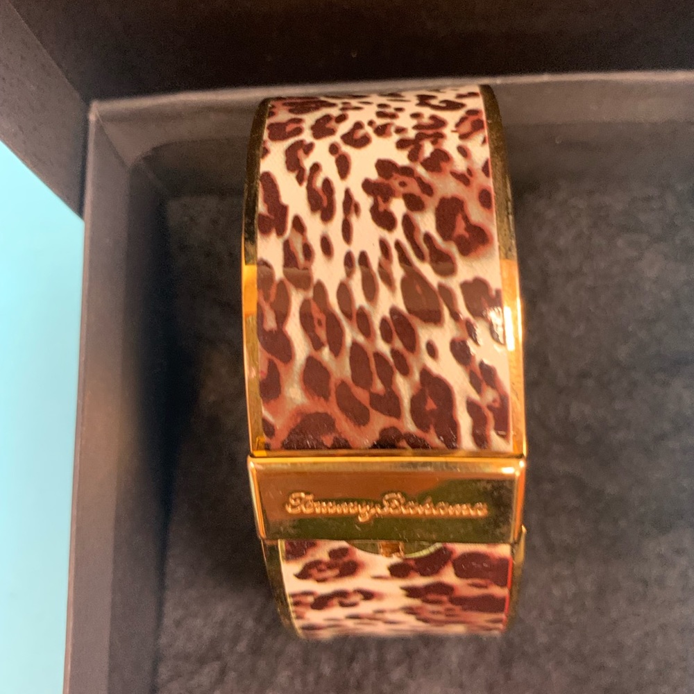 Tommy Bahama leopard cuff bracelet